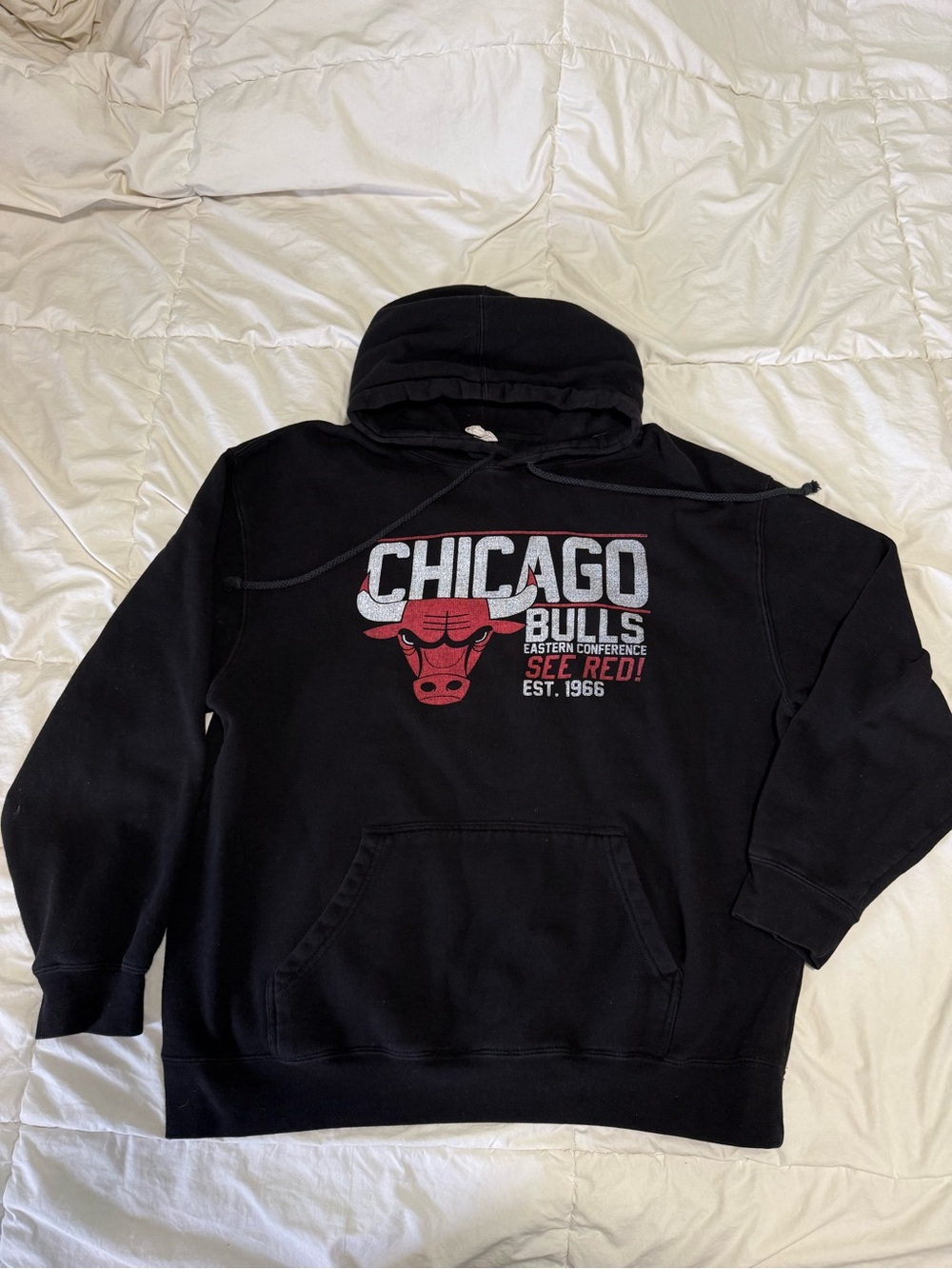 Black Pullover Hoodie Sweatshirt